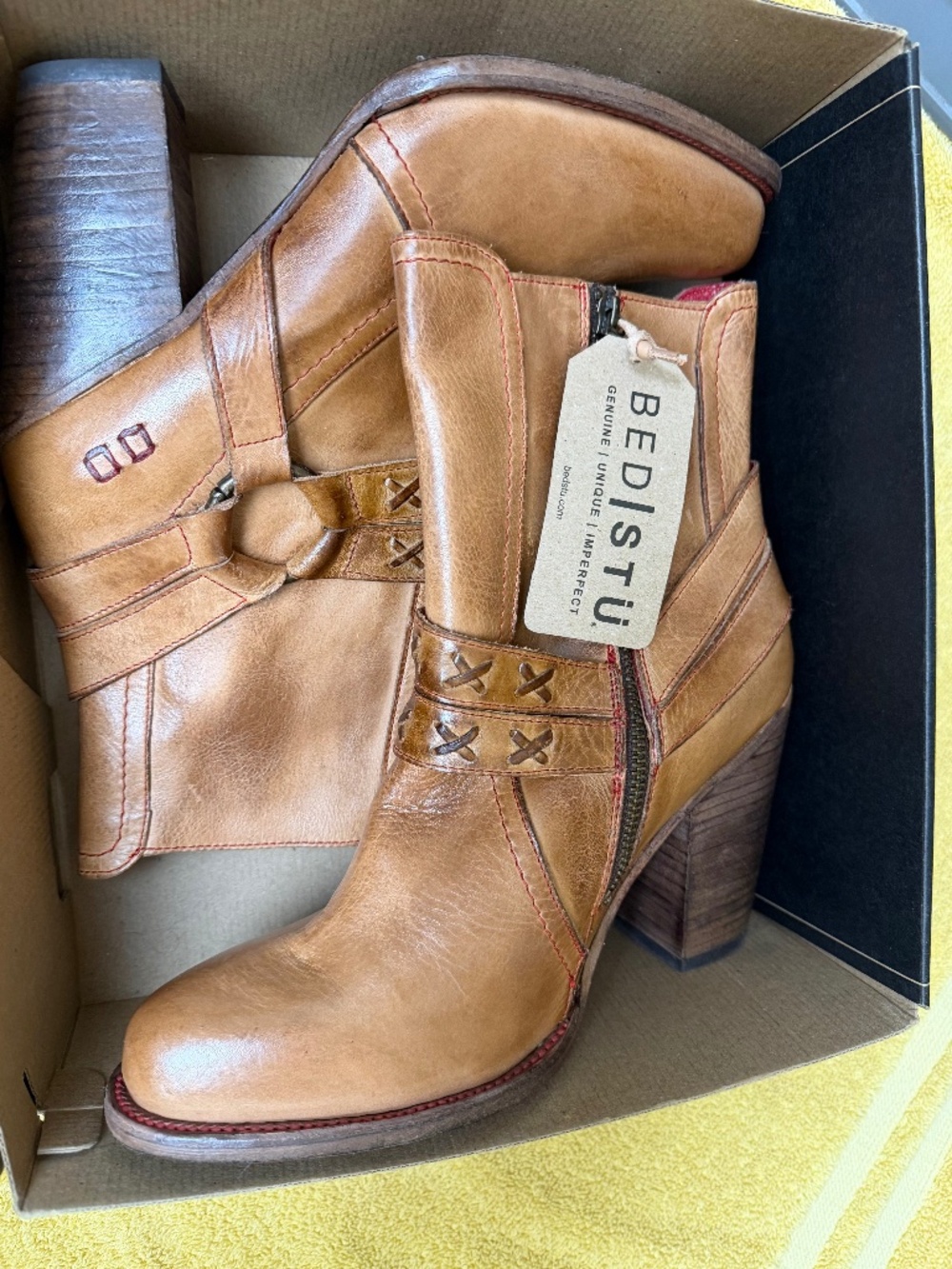 NIB Bed Stu Size 11/42 Marjorie Zip Boots